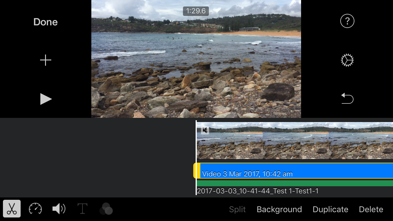 deleting the camera audio